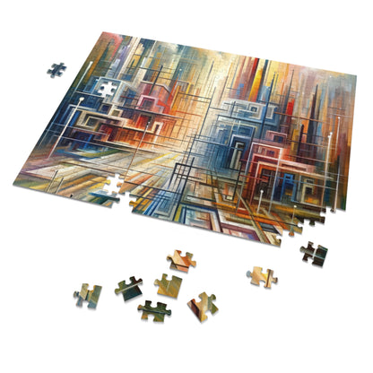 Urban Flow Interconnectedness Jigsaw Puzzle (30, 110, 252, 500,1000-Piece)