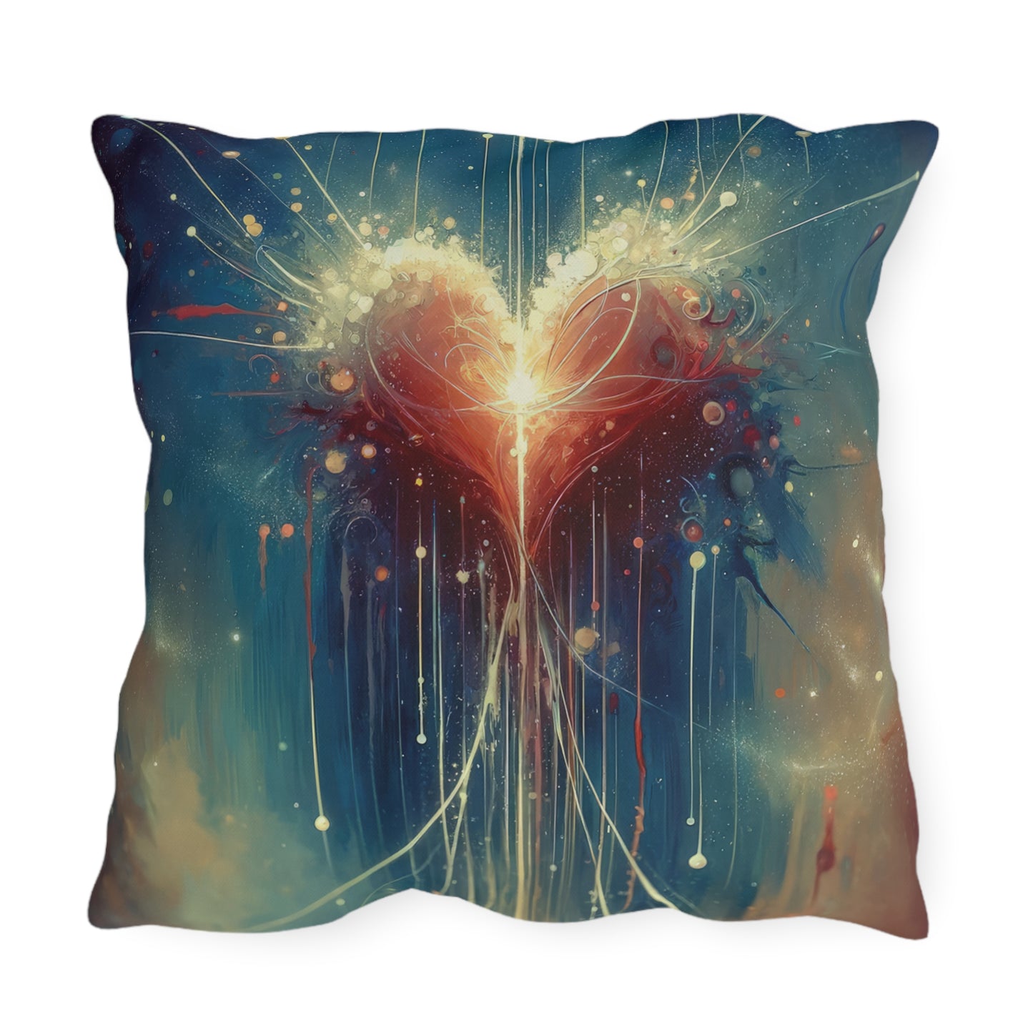 Transcendent Connection Beauty Outdoor Pillows