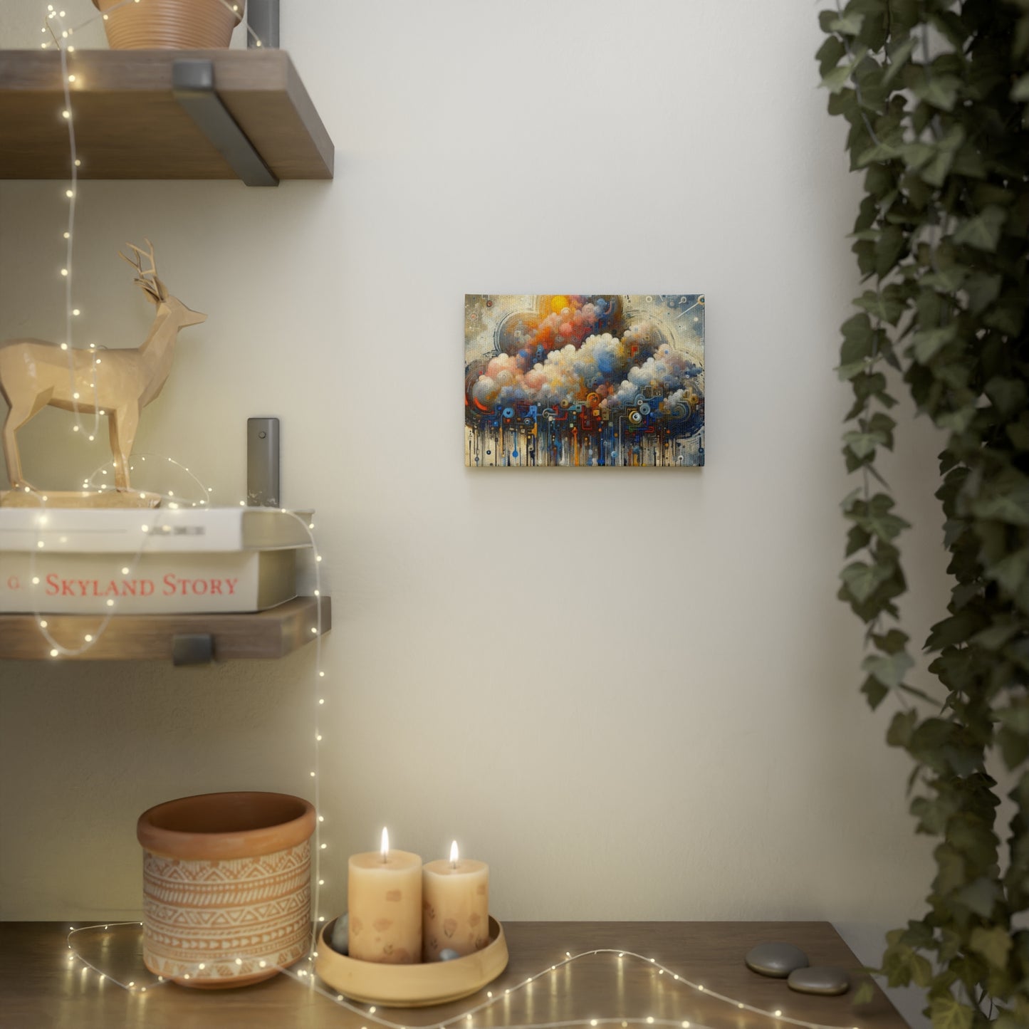 Cloud Community Crafting Canvas Photo Tile