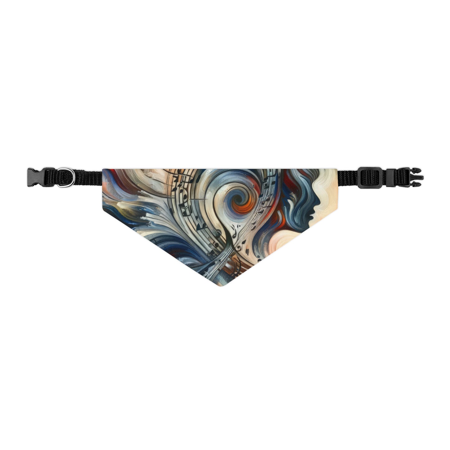 Symphonic Empathic Swirls Pet Bandana Collar