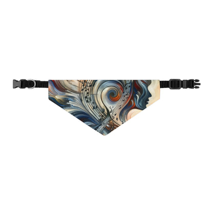 Symphonic Empathic Swirls Pet Bandana Collar