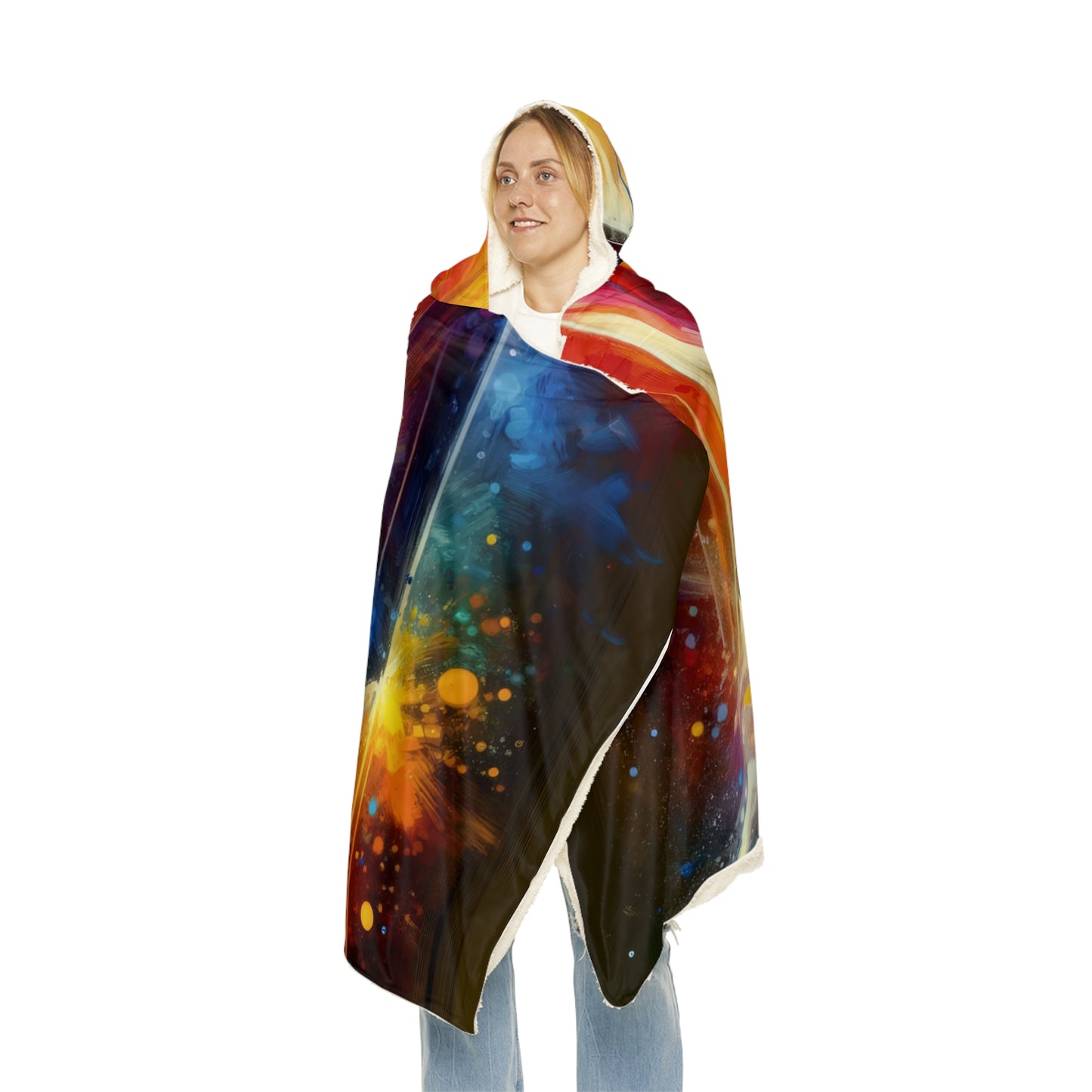 Prismatic Light Spectrum Snuggle Blanket