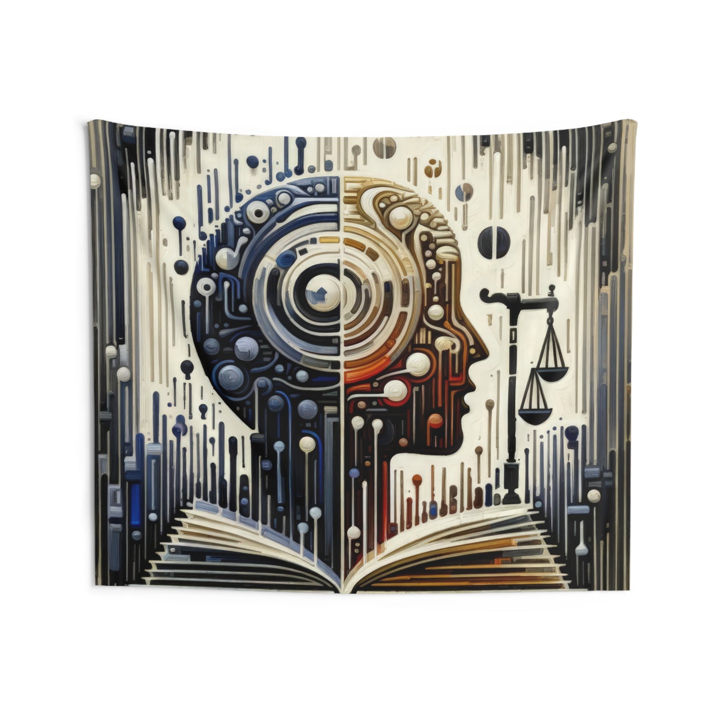 Critique Analytical Deliberation Indoor Wall Tapestries