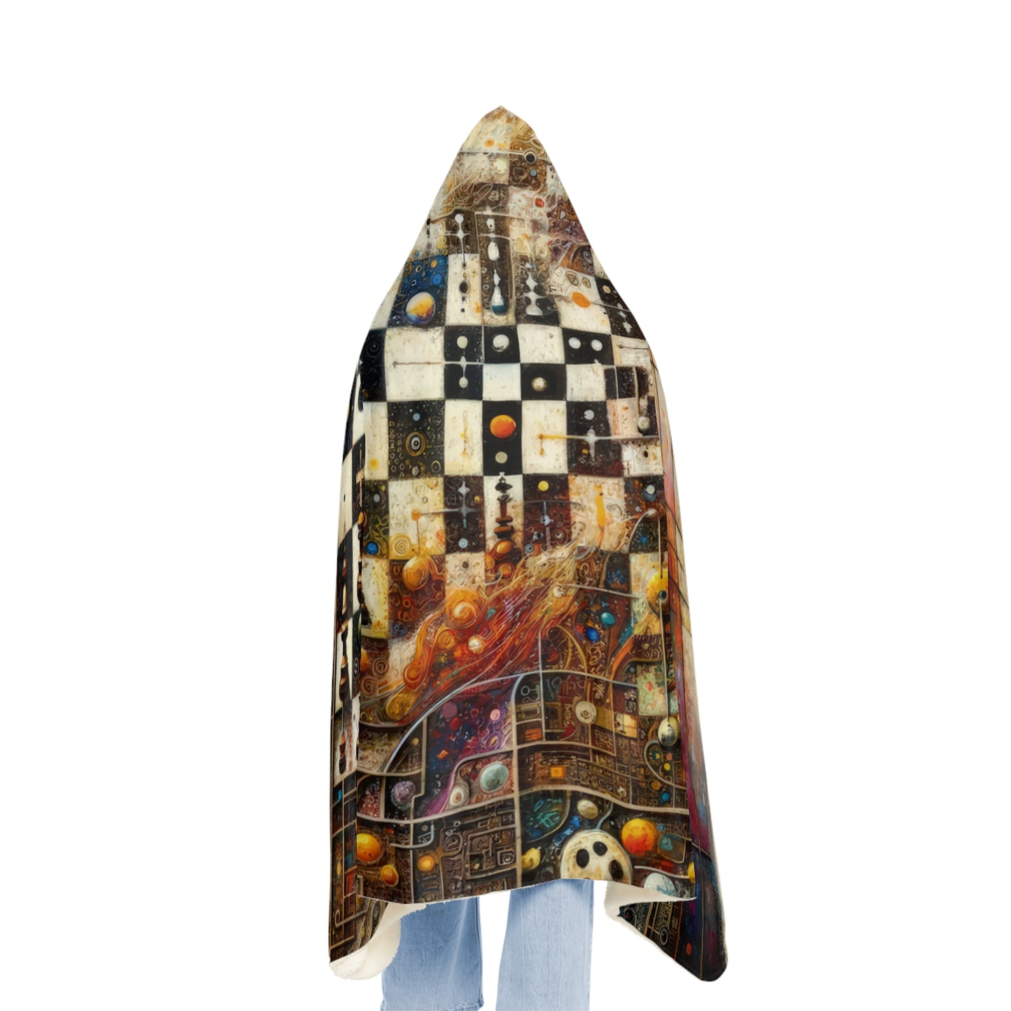 Cosmic Chess Integration Snuggle Blanket