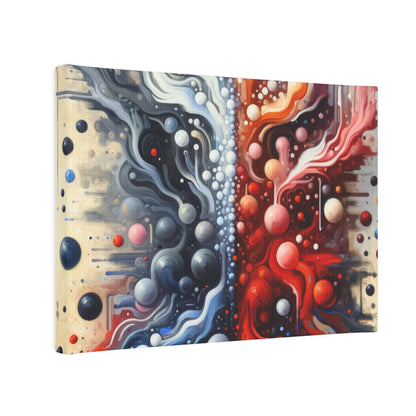 Symbiotic Exchange Abstract Canvas Photo Tile