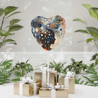 Universal Personal Tachism Balloon (Round and Heart-shaped), 11"