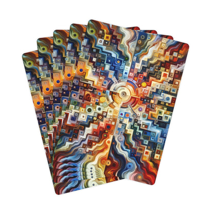 Essence Kaleidoscope Tapestry Poker Cards