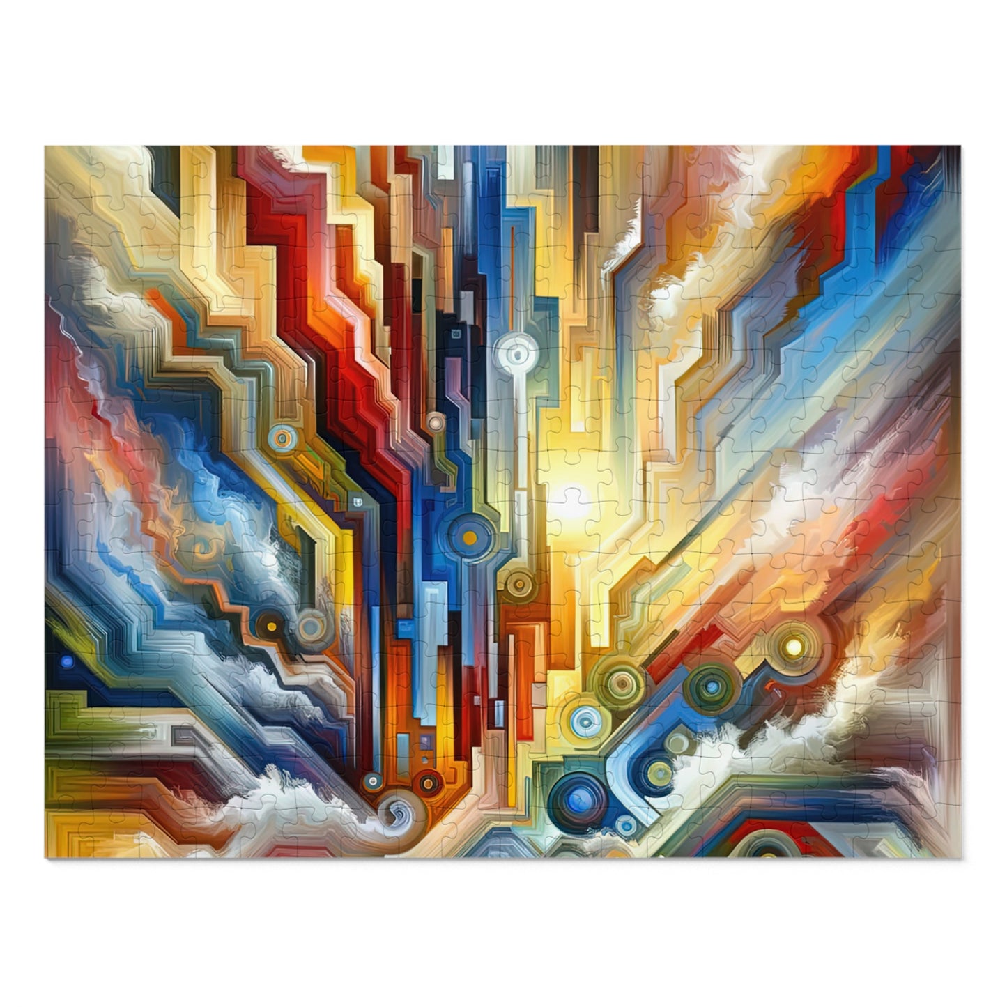 Unity Abstract Vibrancy Jigsaw Puzzle (30, 110, 252, 500,1000-Piece)