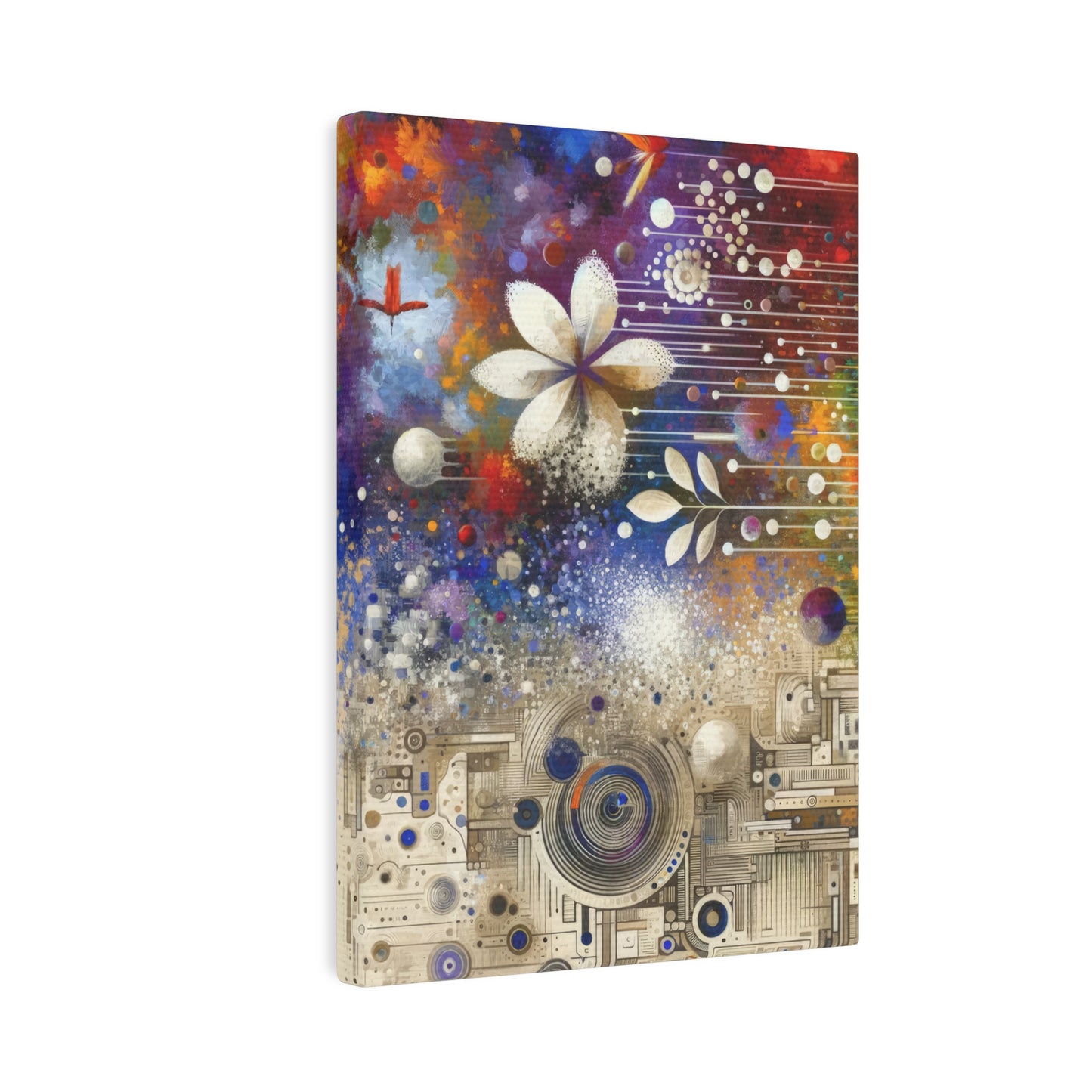 Inner Algorithm Synthesis Canvas Photo Tile