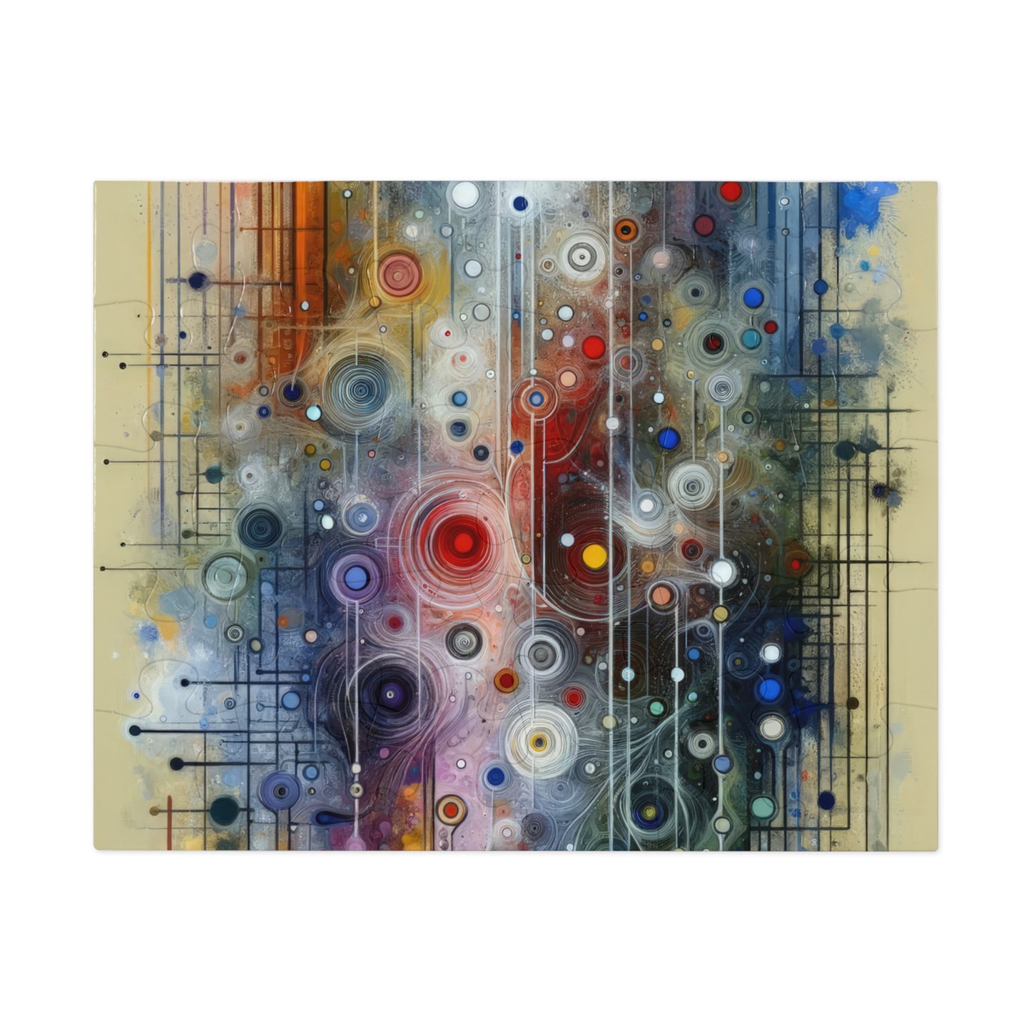 Awakenings Interconnectedness Tachism Jigsaw Puzzle (30, 110, 252, 500,1000-Piece)