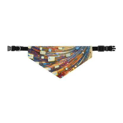 Digital Tapestry Weaving Pet Bandana Collar