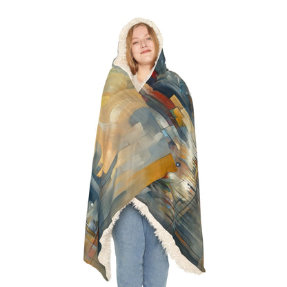 Abstract Buzzing Stillness Snuggle Blanket