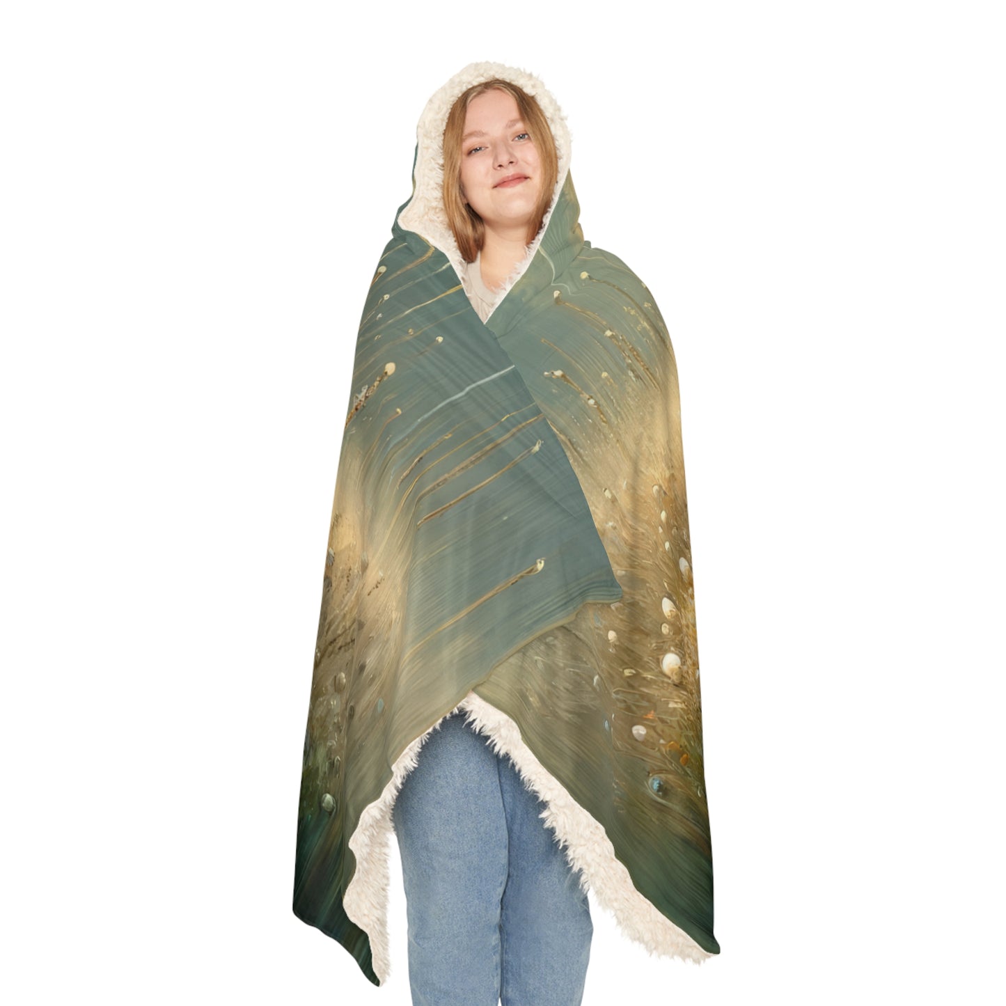 Observant Delicacy Heart Snuggle Blanket