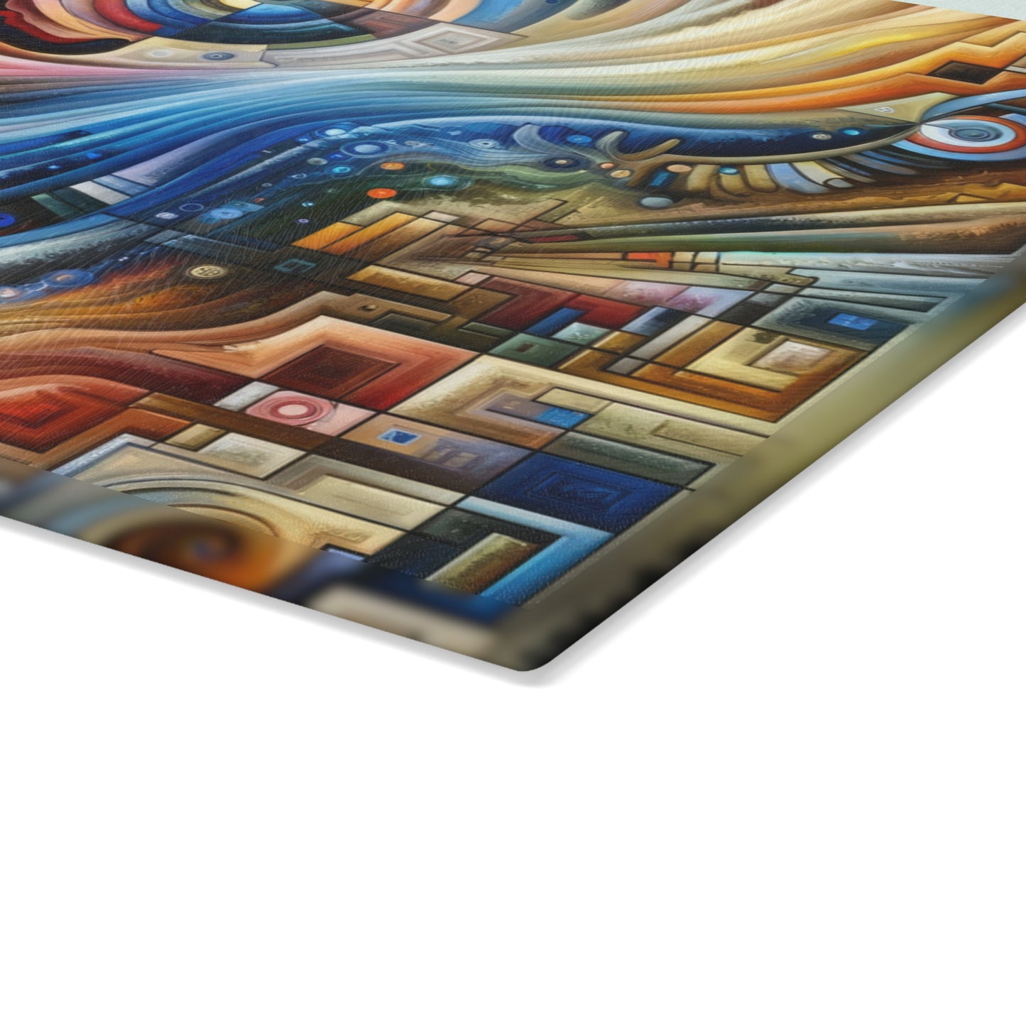Awakening Spiral Empowerment Glass Cutting Board