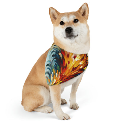 Autumn Whirlwind Escape Pet Bandana Collar