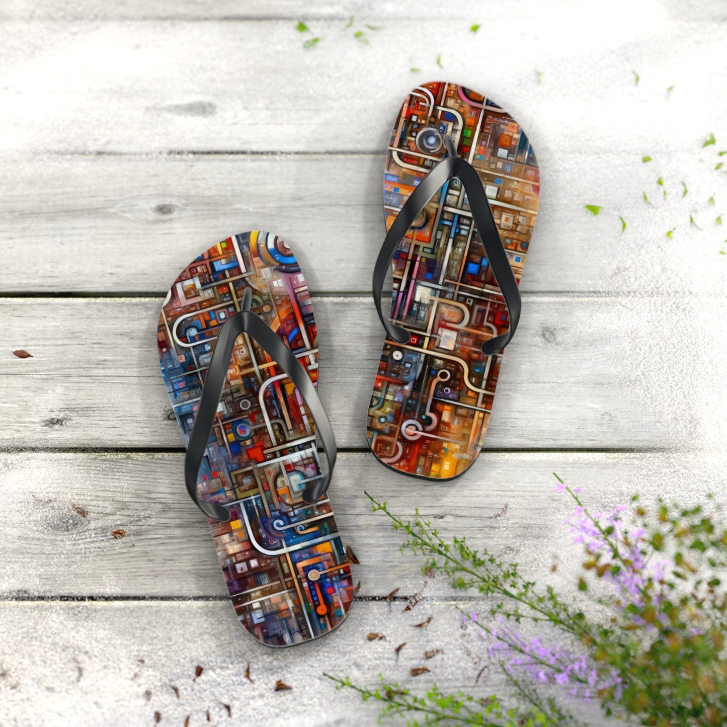 Grandest App Tapestry Flip Flops
