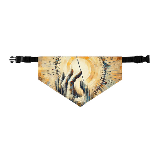 Sovereign Reflective Tachism Pet Bandana Collar