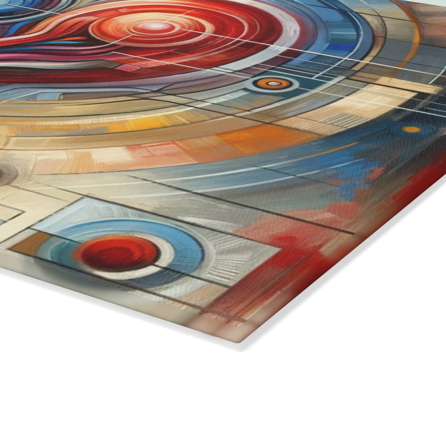 Techno Heart Harmony Glass Cutting Board