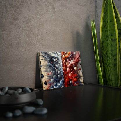 Symbiotic Exchange Abstract Canvas Photo Tile