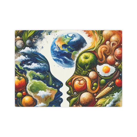 Earthly Dialogue Feast Canvas Photo Tile