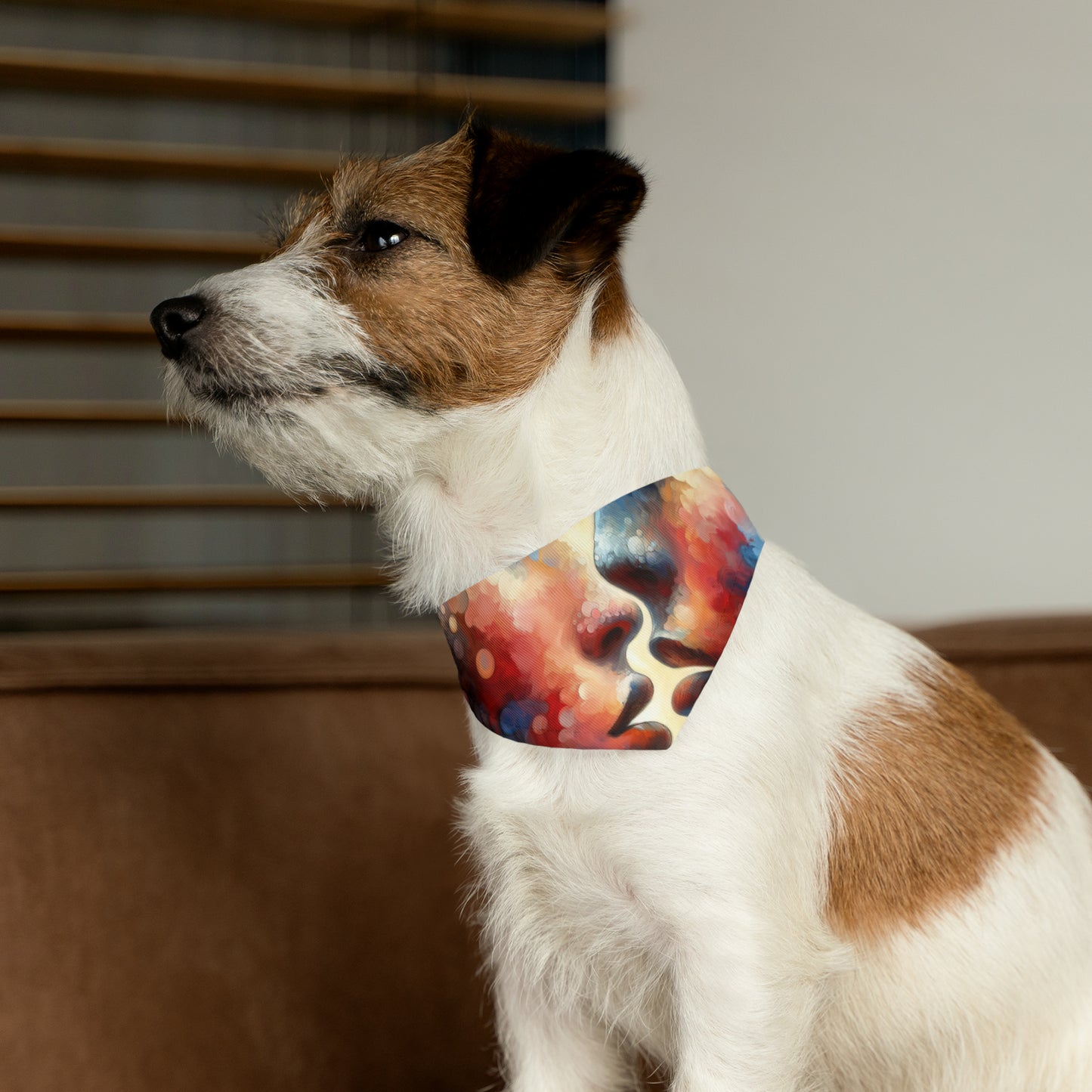 Dialogue Trust Tachism Pet Bandana Collar