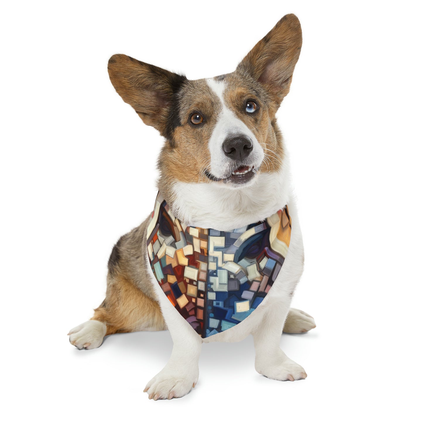 Identity Tachism Intersection Pet Bandana Collar