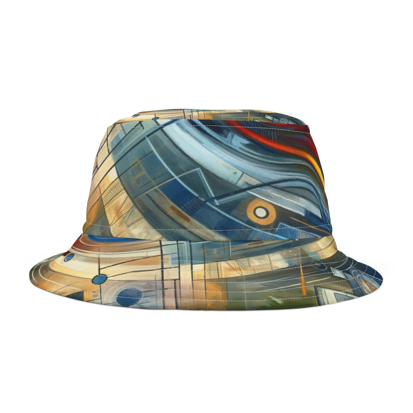 Techno Heart Harmony Bucket Hat (AOP)