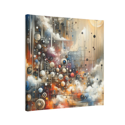 Abstract Mechanical Harmony Canvas Photo Tile
