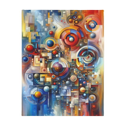 Coexistence Harmony Code Velveteen Microfiber Blanket (Two-sided print)