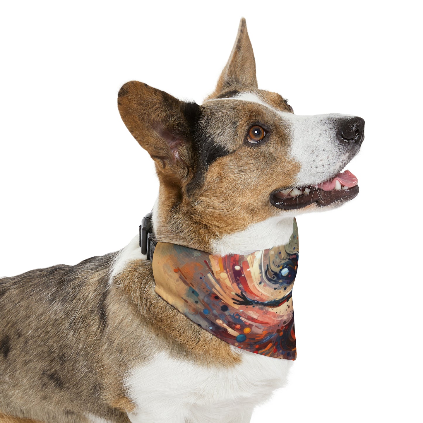 Decision Dance Tachism Pet Bandana Collar