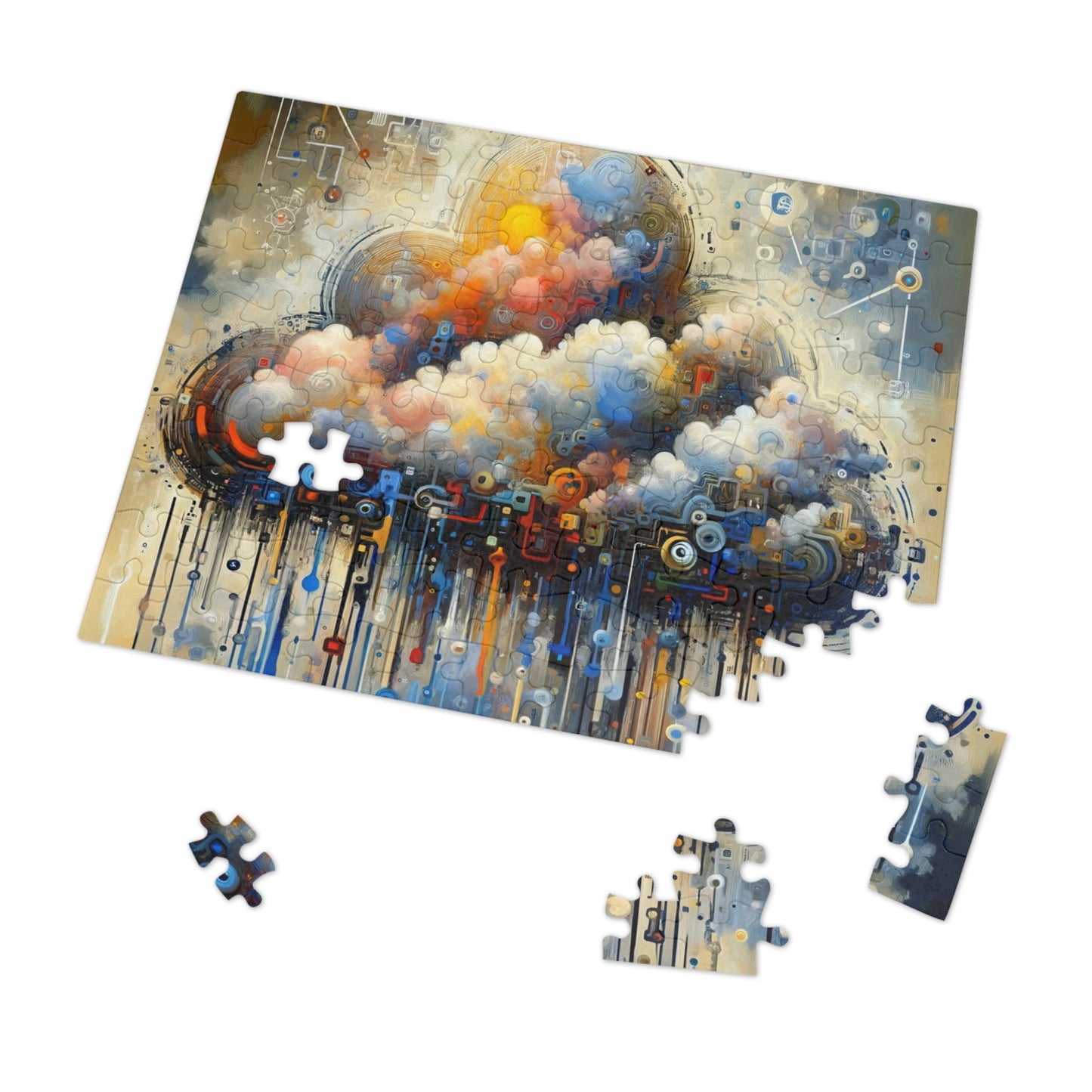 Cloud Community Crafting Jigsaw Puzzle (30, 110, 252, 500,1000-Piece)