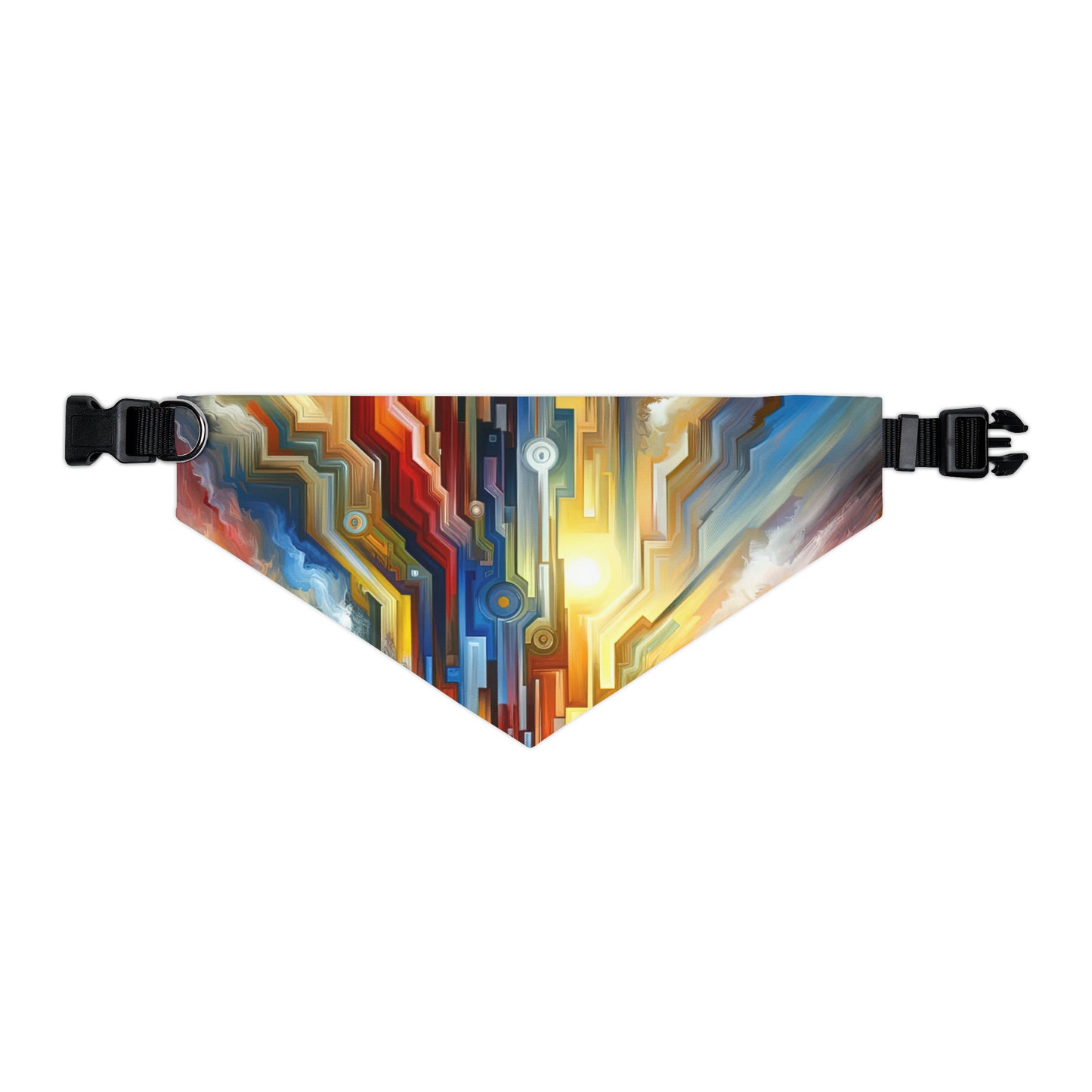 Unity Abstract Vibrancy Pet Bandana Collar