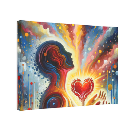 Unified Awakening Heart Canvas Photo Tile