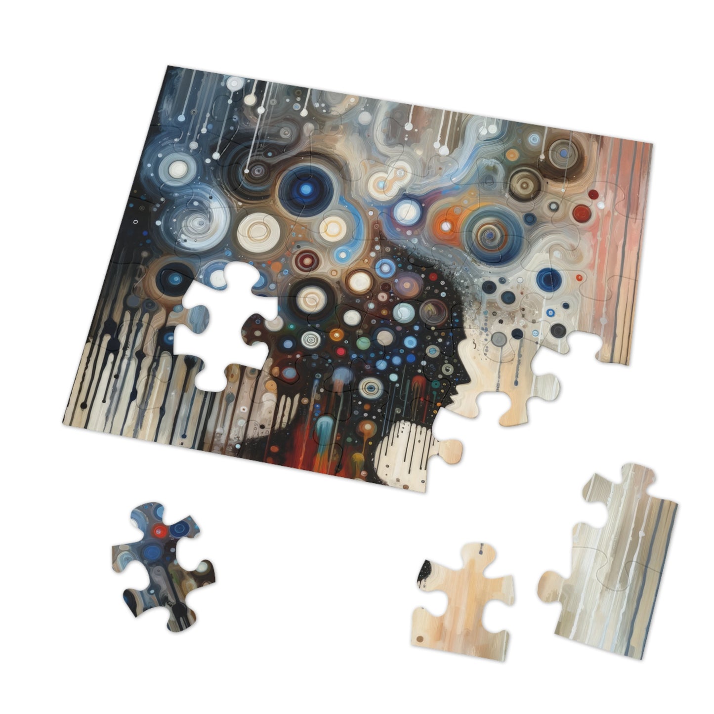Universal Personal Tachism Jigsaw Puzzle (30, 110, 252, 500,1000-Piece)
