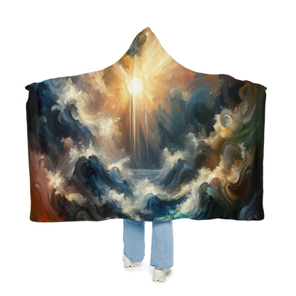 Tumultuous Sea Enlightenment Snuggle Blanket