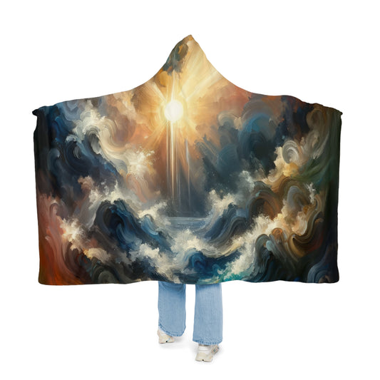 Tumultuous Sea Enlightenment Snuggle Blanket