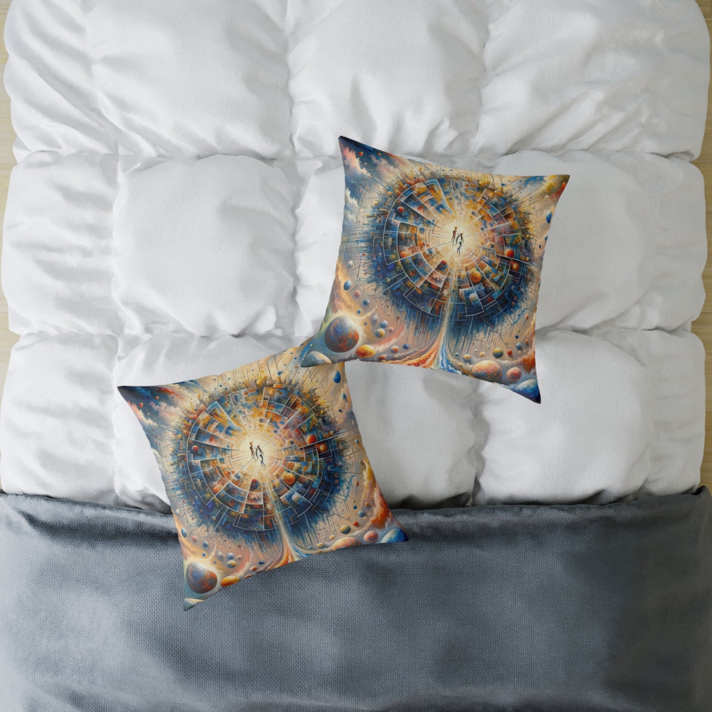 Cosmic Connection Antidote Spun Polyester Pillow