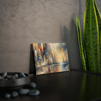 Abstract Buzzing Stillness Canvas Photo Tile