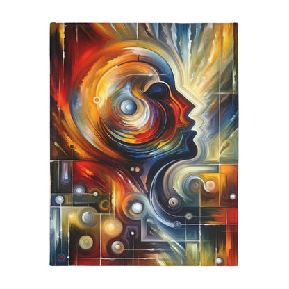 Vulnerability Emotional Exchange Velveteen Microfiber Blanket (Two-sided print)