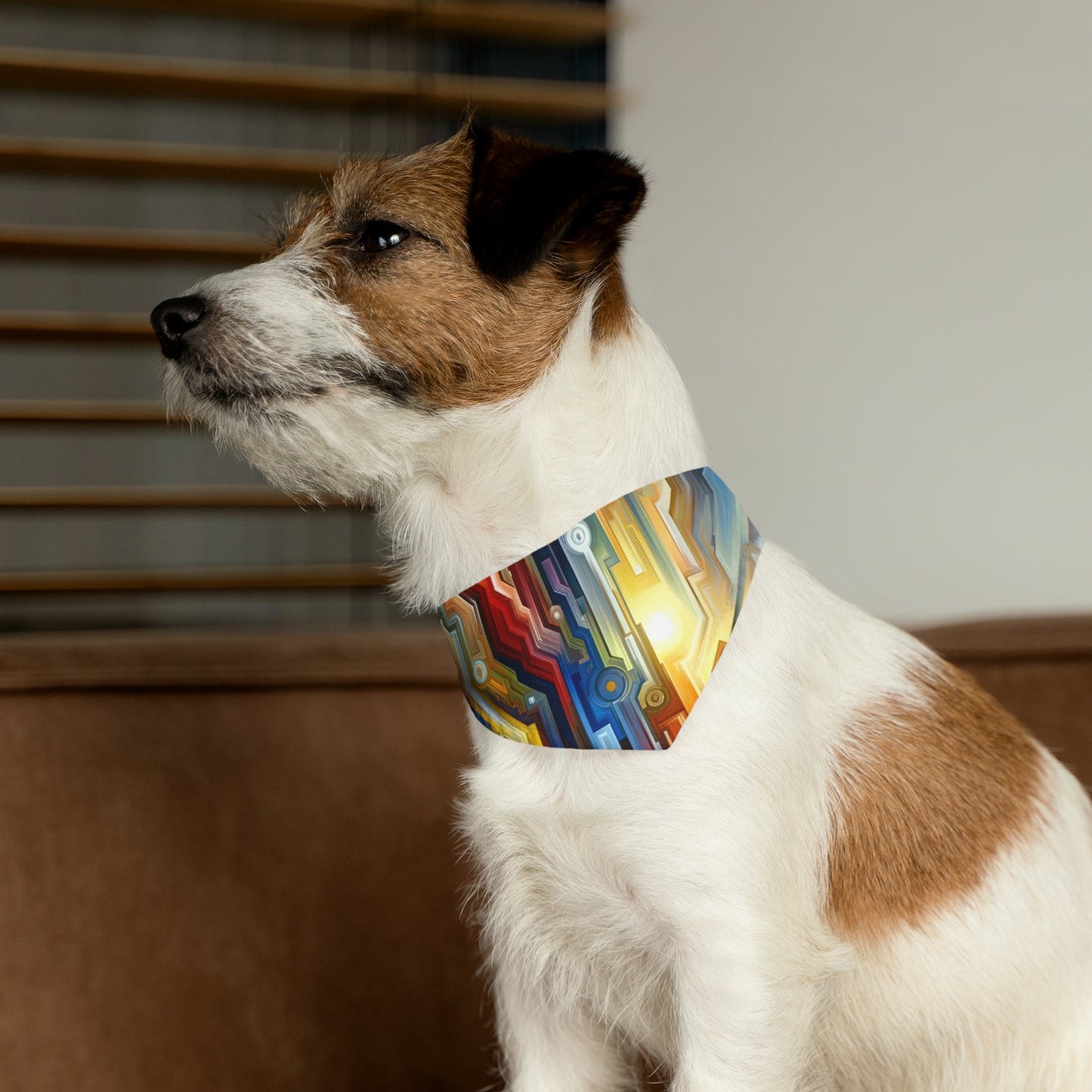 Unity Abstract Vibrancy Pet Bandana Collar