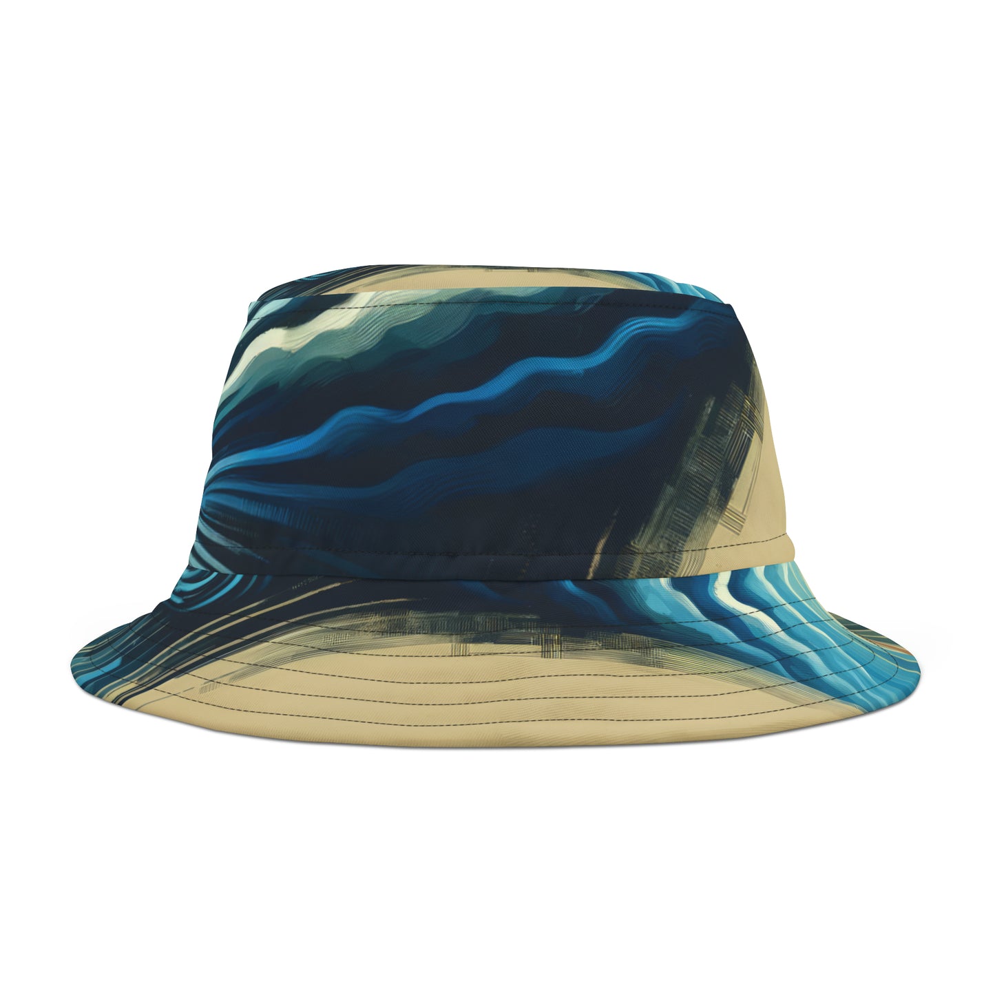 Ripple Effect Abstract Bucket Hat (AOP)