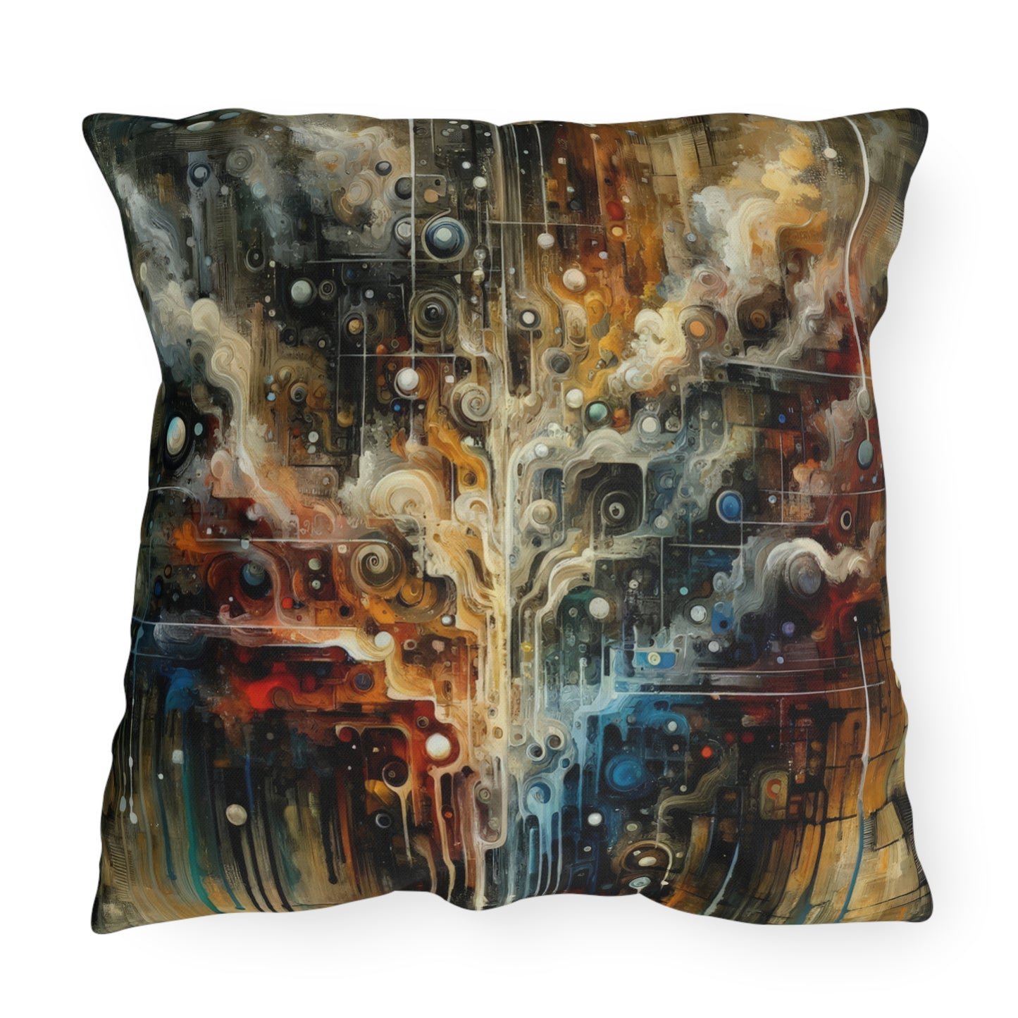 Integral Stewardship Abstract Outdoor Pillows