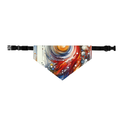 Harmonic Swirl Elegance Pet Bandana Collar