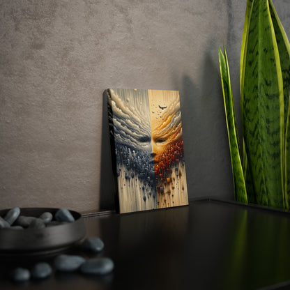 Subdued Revolutionary Currents Canvas Photo Tile