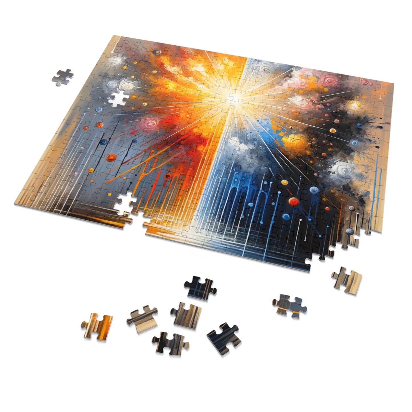 Luminous Abstract Tachism Jigsaw Puzzle (30, 110, 252, 500,1000-Piece)