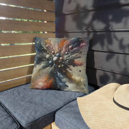 Impactful Deeds Ripple Outdoor Pillows
