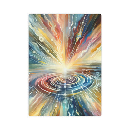 Rippling Community Dynamics Canvas Photo Tile