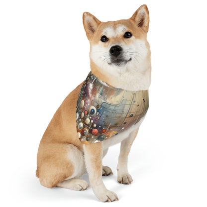 Abstract Mechanical Harmony Pet Bandana Collar