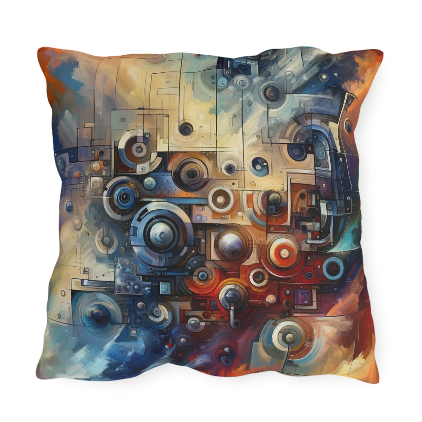 Tech Gratitude Fusion Outdoor Pillows