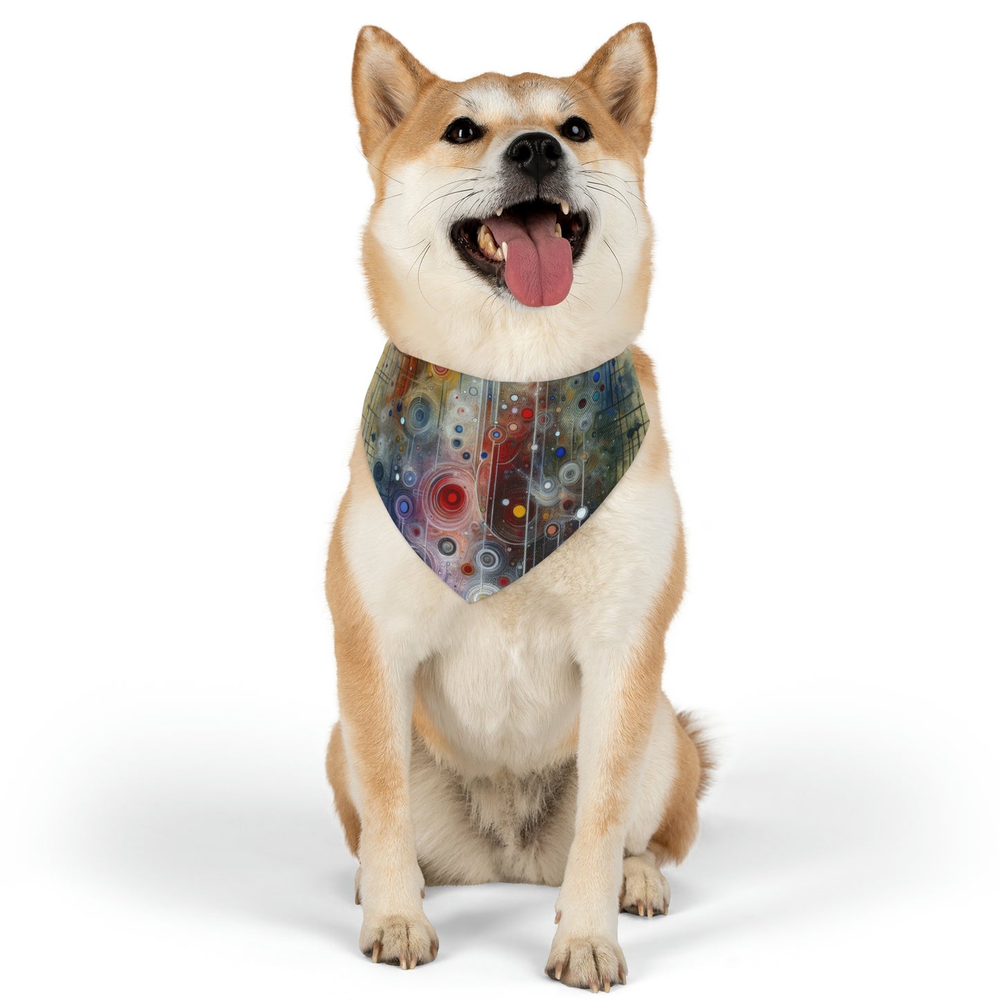 Awakenings Interconnectedness Tachism Pet Bandana Collar